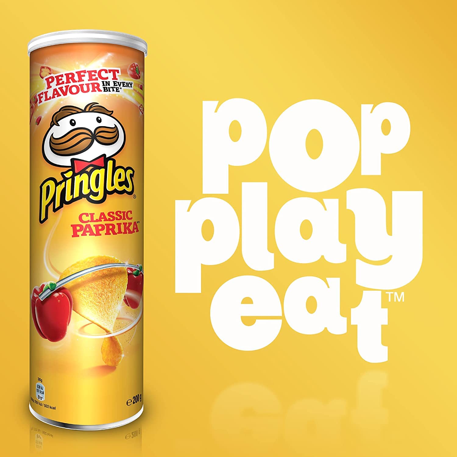Pringles Paprika Chips 185g 8