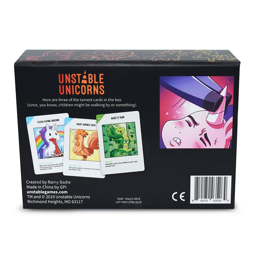 Unstable Games Unstable Unicorns NSFW Edition Kartenspiel