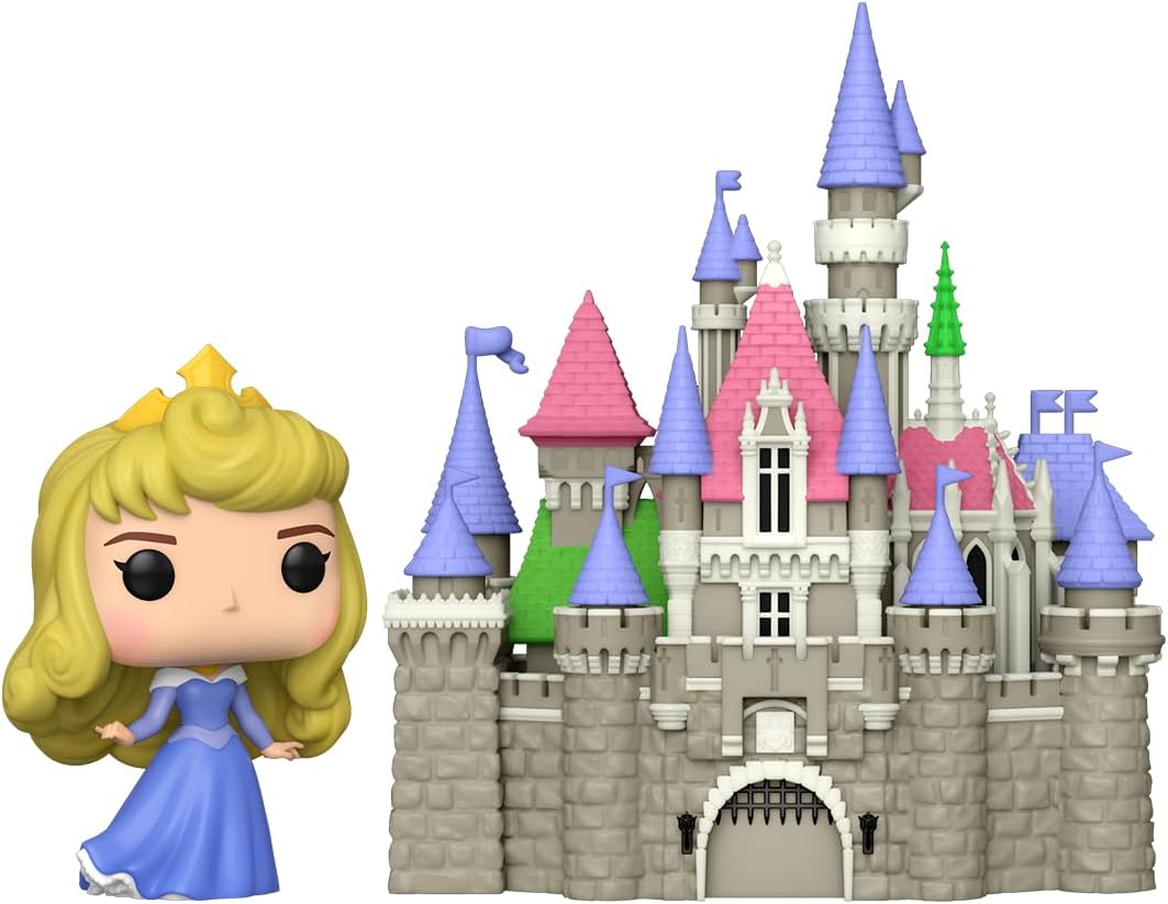 Funko Pop! Town Disney Ultimate Princess Celebration – Prinzessin Aurora mit Schloss Vinylfigur (56353)