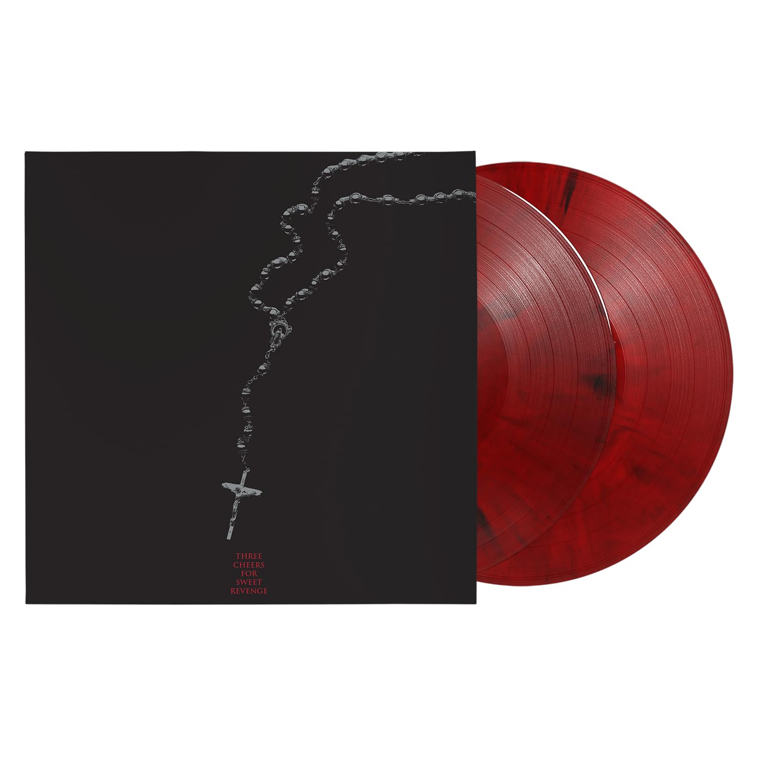 My Chemical Romance - Three Cheers For Sweet Revenge (Red & Black Marble 2LP Deluxe Edition) [VINYL]