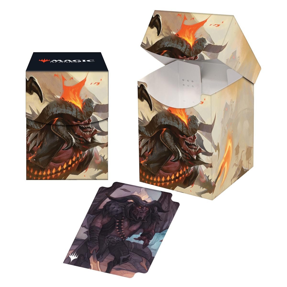 Ultra Pro Outlaws of Thunder Junction - Rakdos, the Muscle 100+ Deck Box for Magic: The Gathering