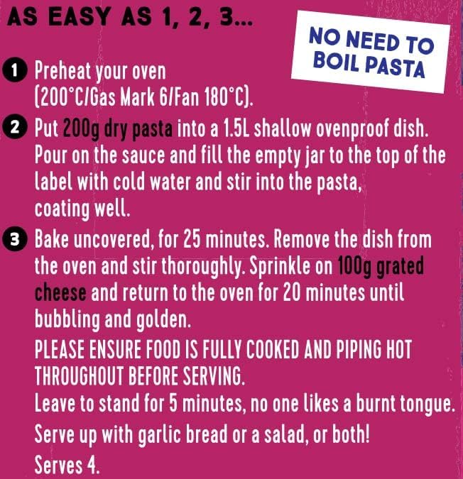 Homepride Tomaten-Speck-Pasta-Auflaufsauce, 485-g-Glas 4