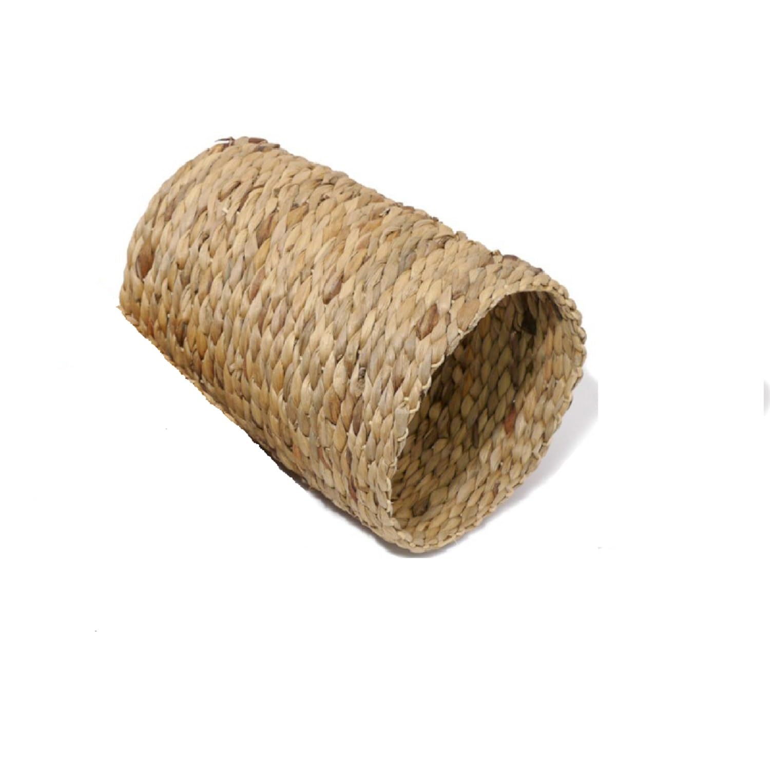 Rosewood Natural Water Hyacinth & Rattan Tunnel - Large Size for Small Animals | Deep Burrowing Base