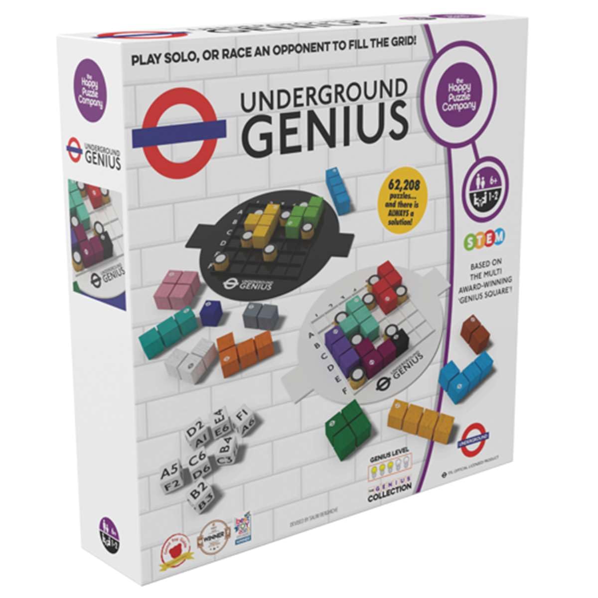 The Happy Puzzle Company Underground Genius - Official TfL Puzzle Game for Ages 7+ 4