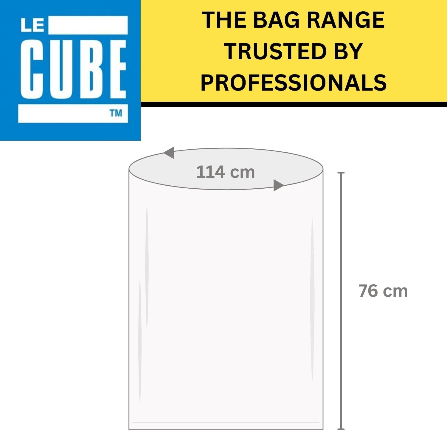Le Cube - LE CUBE 480 Swing Bin Liner Dispenser 40L, Pack of 200 5