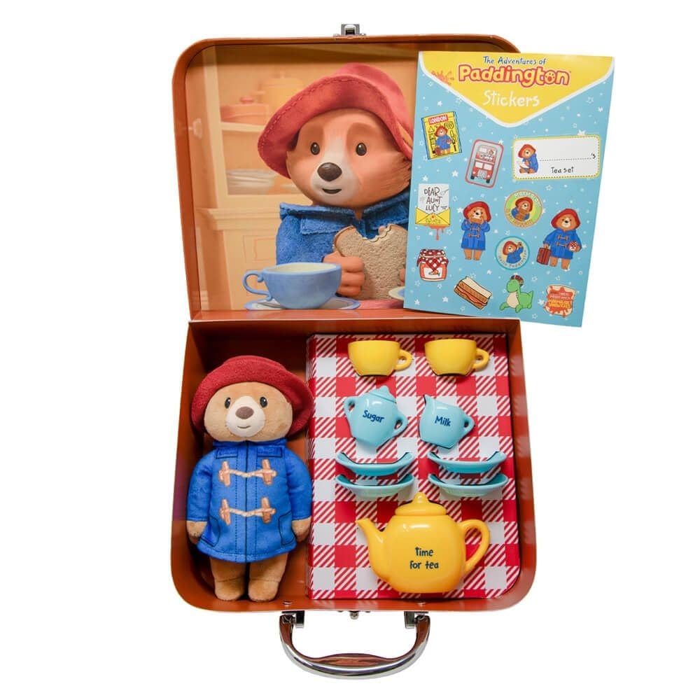 Rainbow Designs Paddington Bear Toy Tea Set - 9-Piece Pretend Play Set for Kids