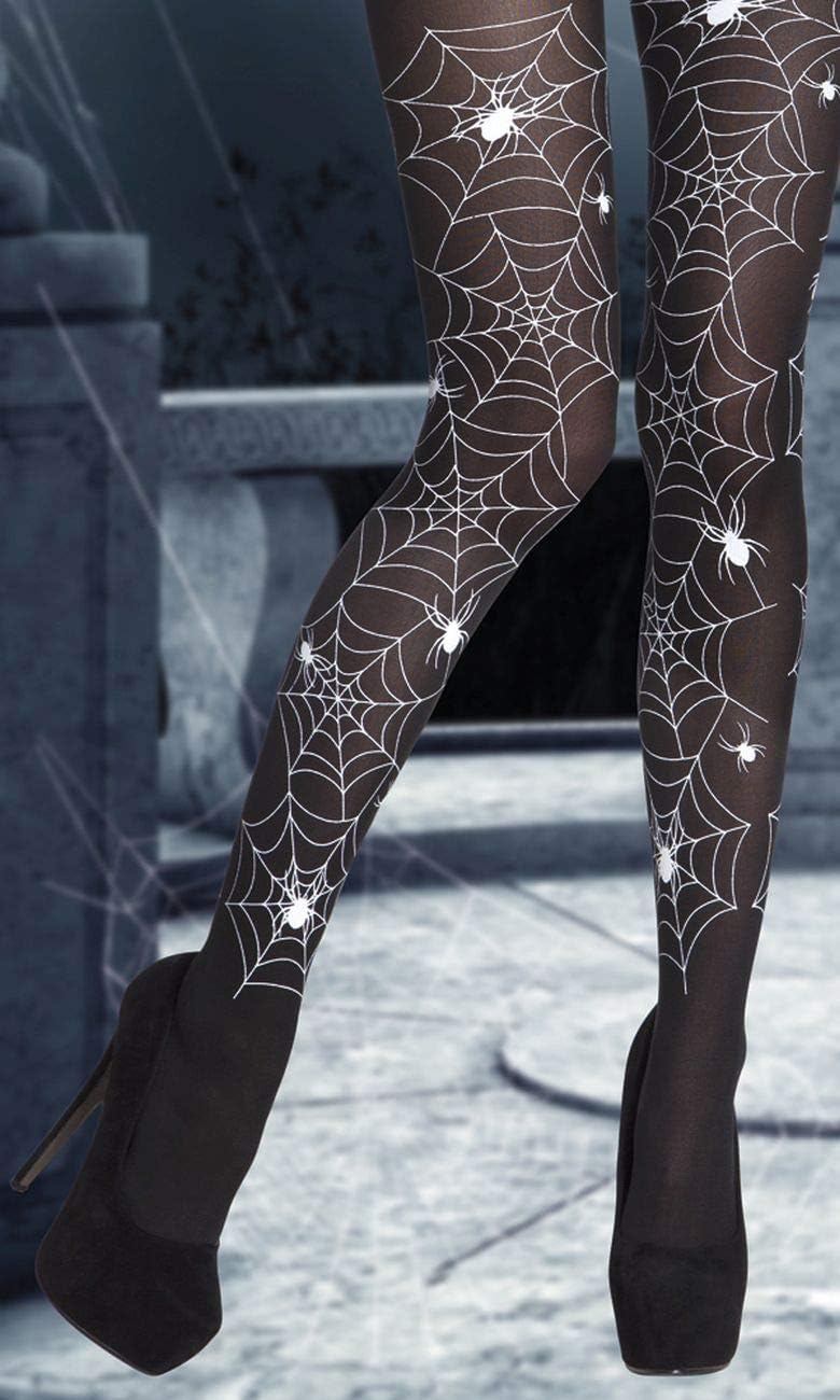 Boland Cobweb Tights 40 Denier Black/White