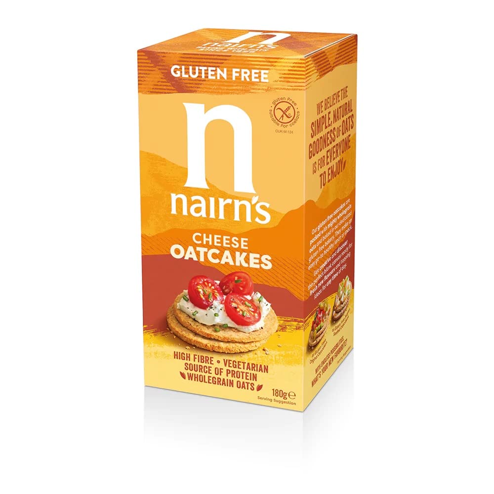 Nairn's Gluten Free Cheese Oatcakes 180g 3
