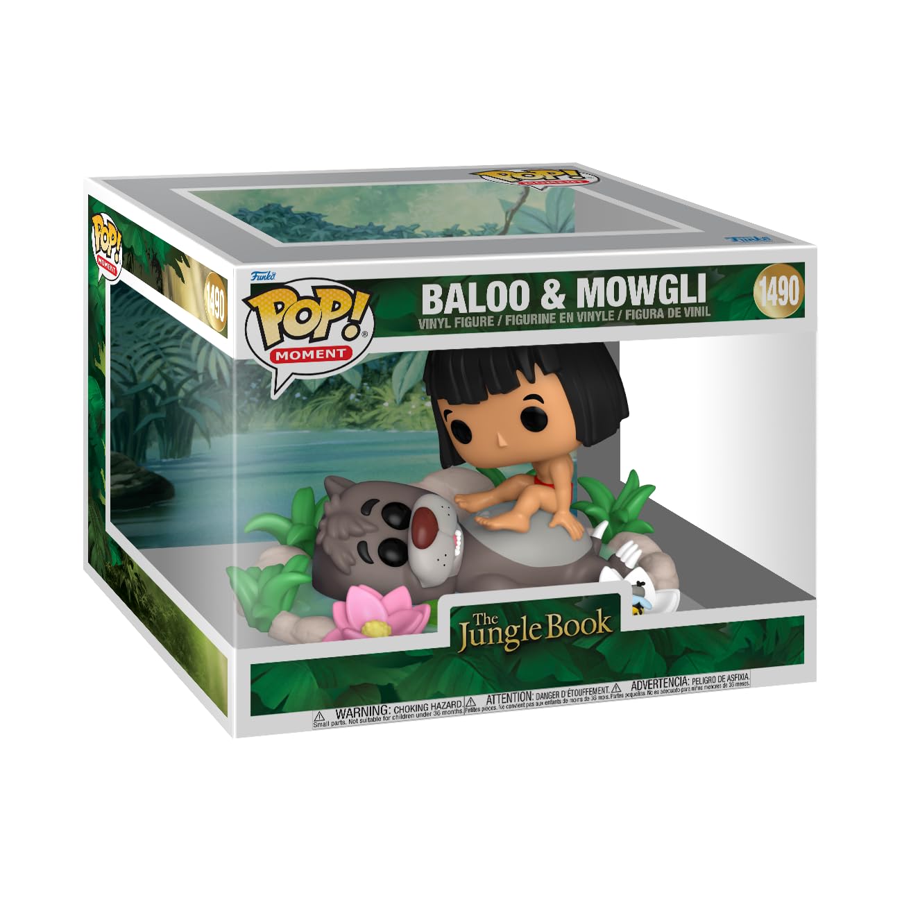 Funko Pop! Animation The Jungle Book - Baloo Bear & Mowgli Vinyl Figure (Pop! Moment) 9