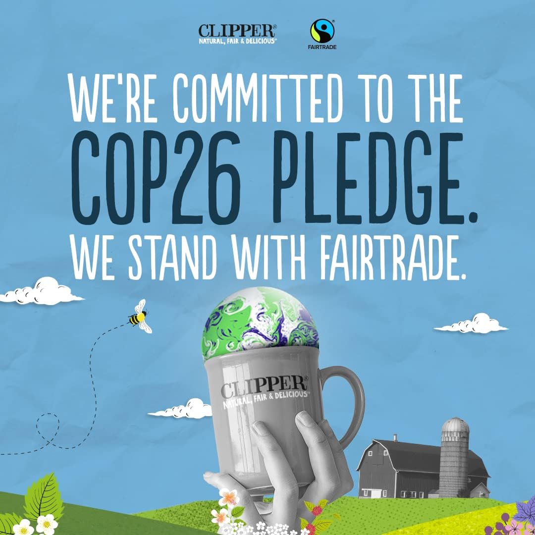 Clipper - Organic Restoring Roots Ginger & Turmeric Tea Bags | 20 Infusions