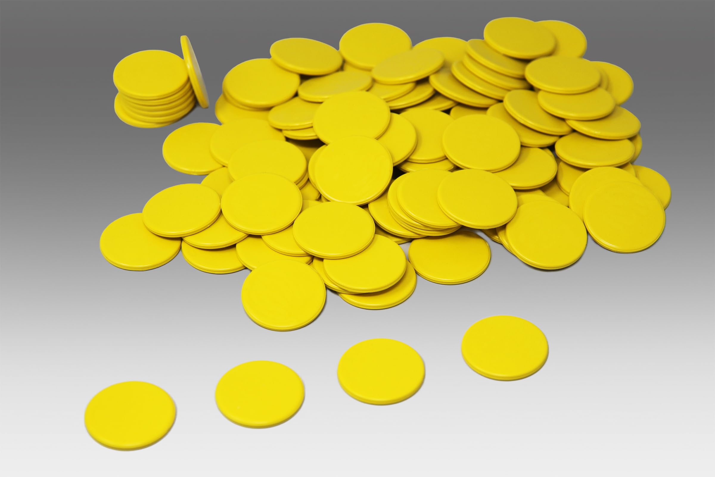 Wissner Counters Game Chips Yellow 100 Pieces RE-Plastic® 3