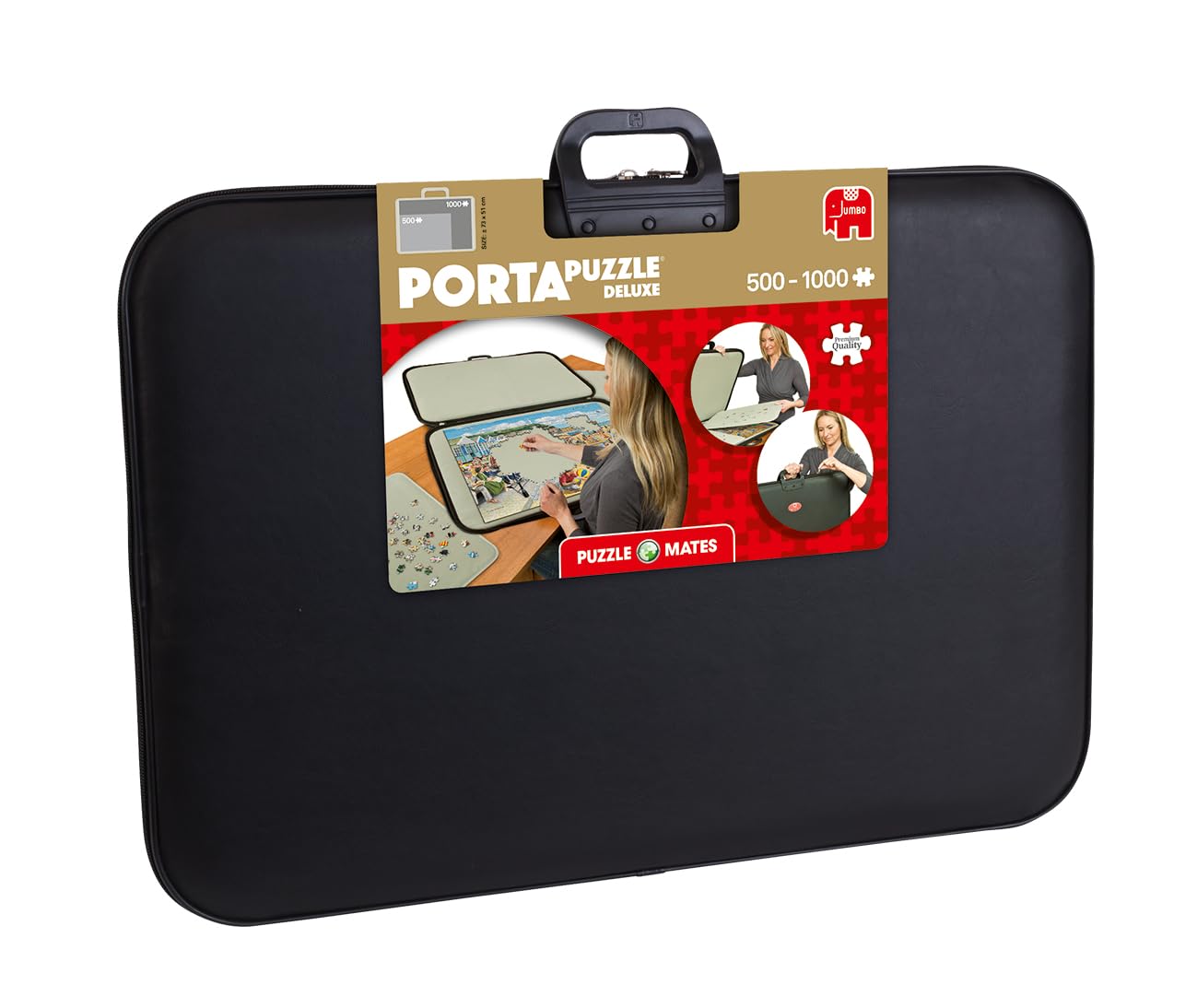 PortaPuzzle Deluxe - 1000-Piece Jigsaw Puzzle Storage & Transport Case for Puzzles up to 73x51 cm