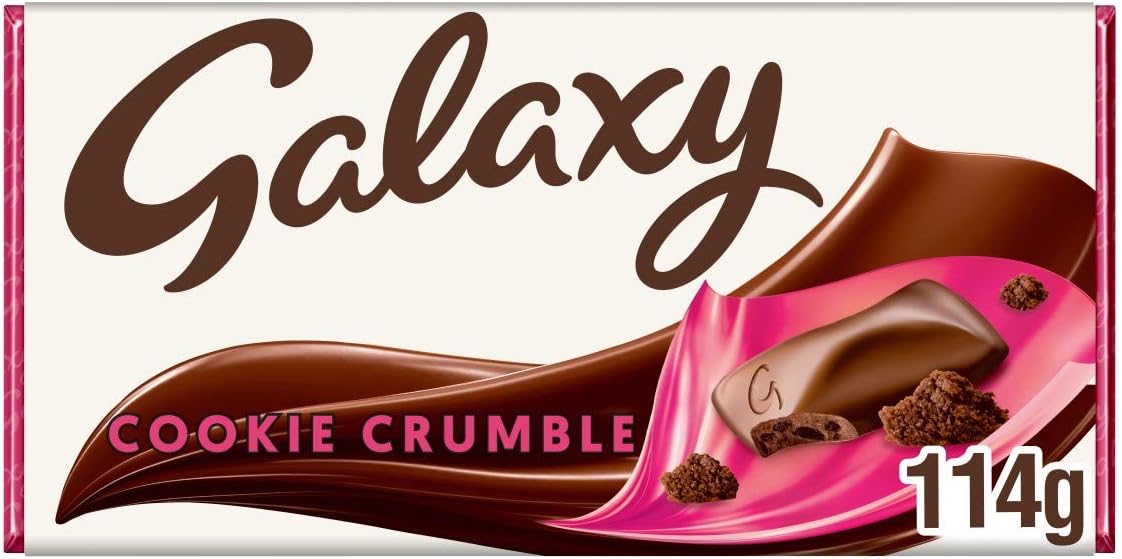 Galaxy Cookie Crumble Milchschokoladenriegel – Snack für den Filmabend, Schokoladengeschenk [Blu-ray]