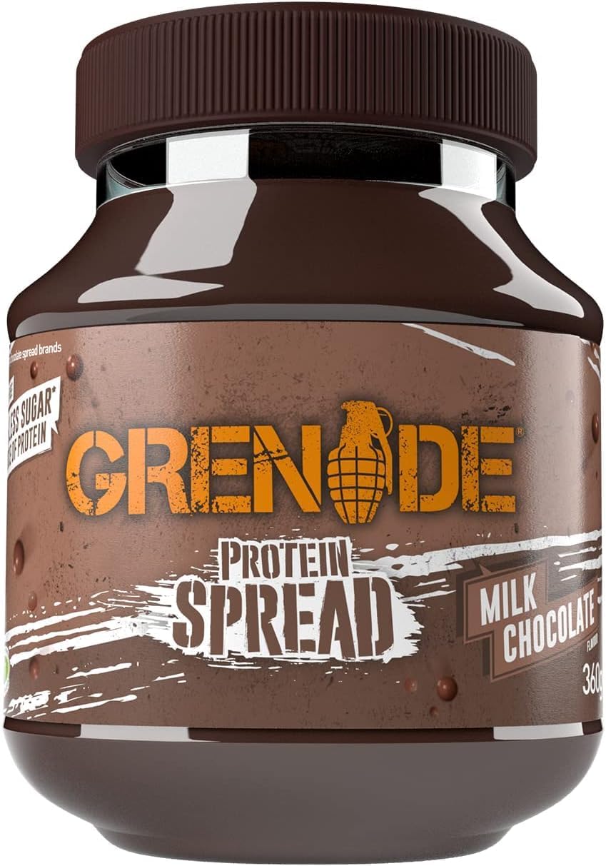 Grenade Milk Chocolate Protein Spread 360g - High Protein, Low Sugar Chocolate Spread for Toast & Baking
