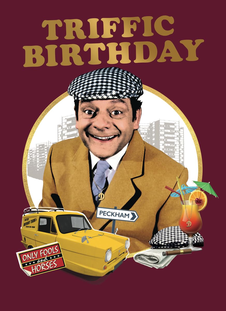 Danilo Promotions LTD Only Fools and Horses Birthday Card | Standard Size | 22.86 cm x 12.7 cm