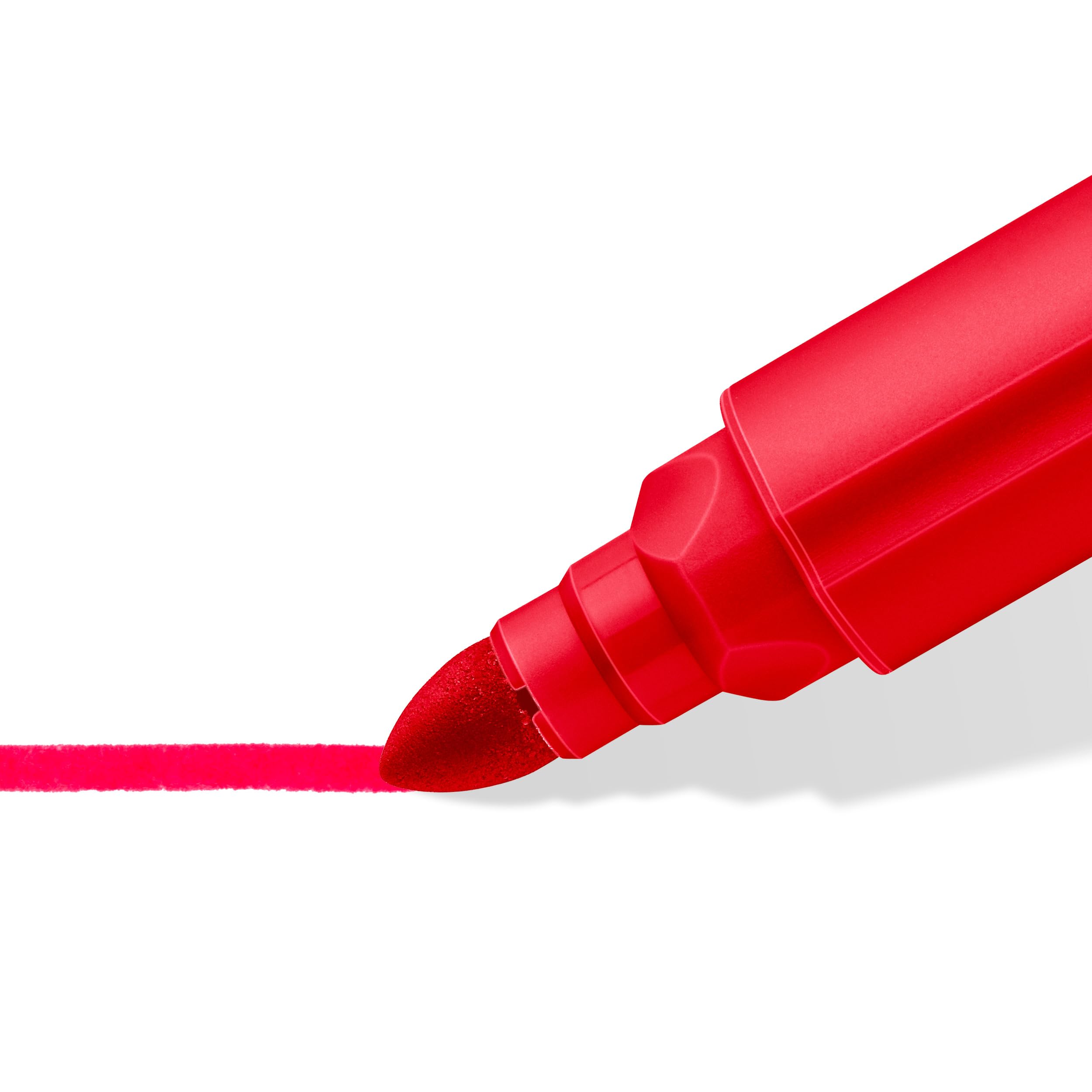 STAEDTLER Noris Jumbo Colouring Markers - Chunky Triangular Pen for Toddlers | Pack of 10 Assorted Colours 3