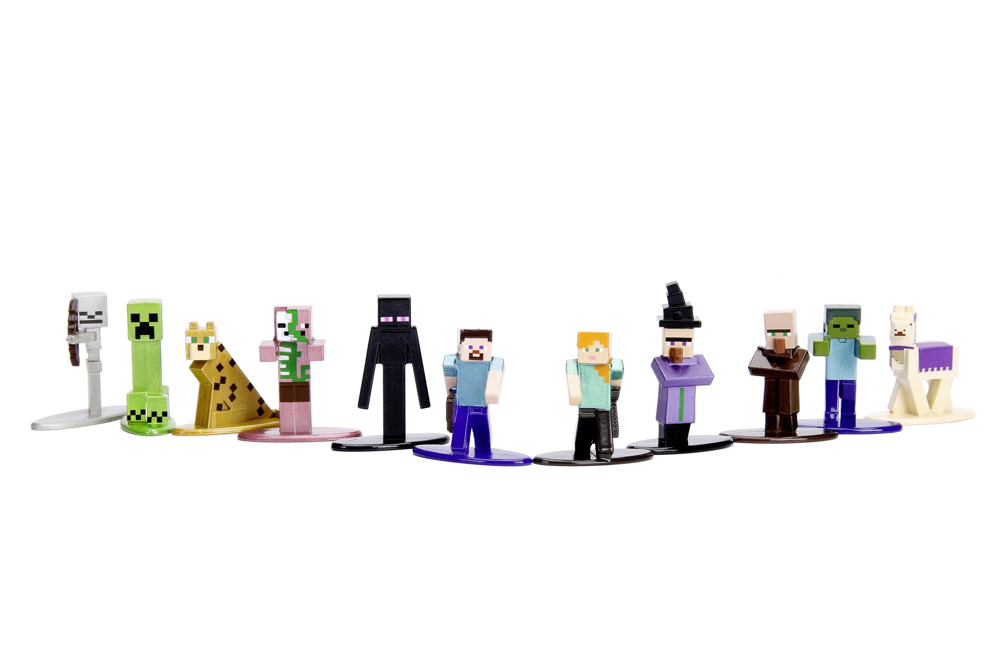 Minecraft NanoFigs Blind Bag - 1.65 Inch Die Cast Action Figure (Assorted Characters) - Jada