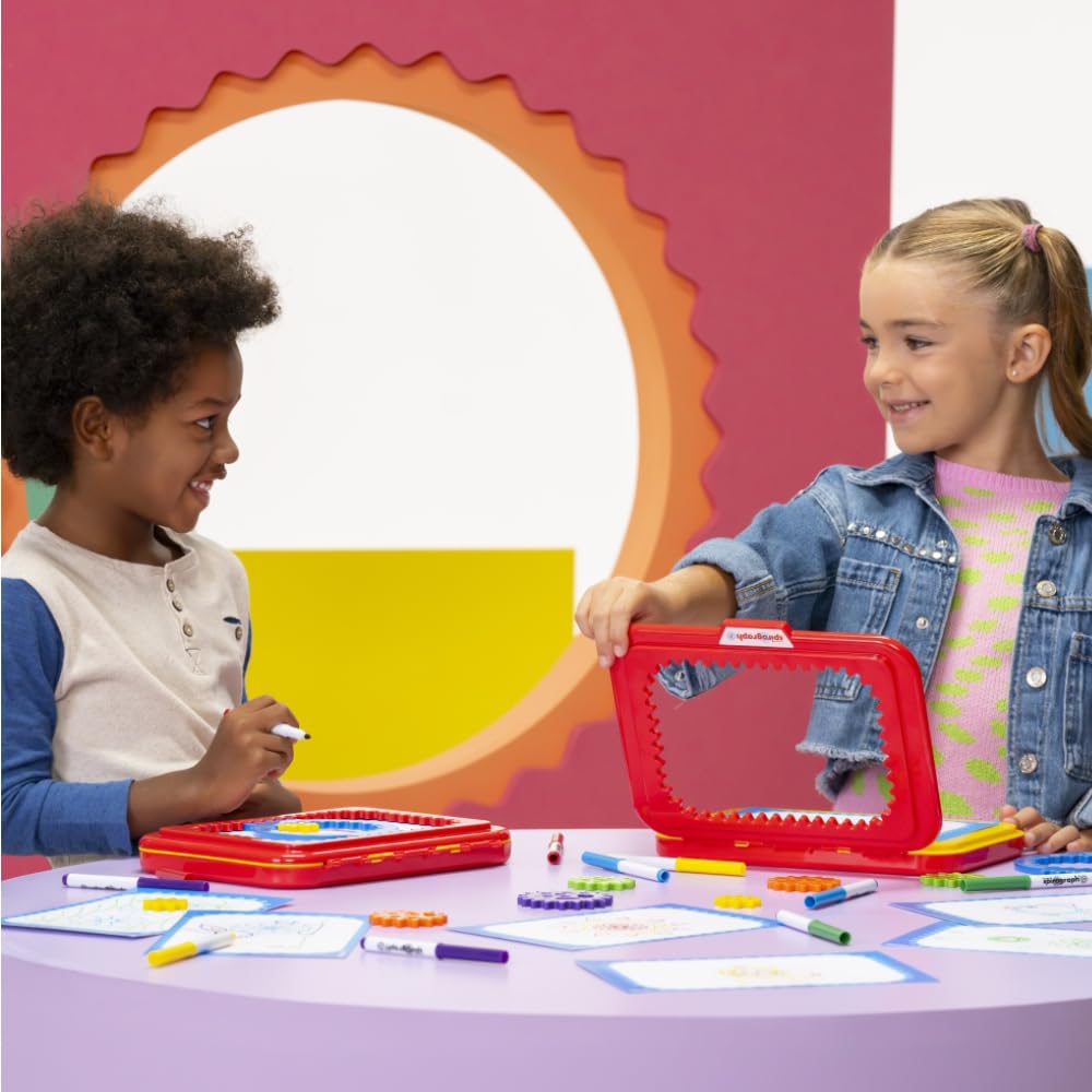 Spirograph Junior Design Set - Jumbo Gears & Washable Markers for Kids 3+ 12