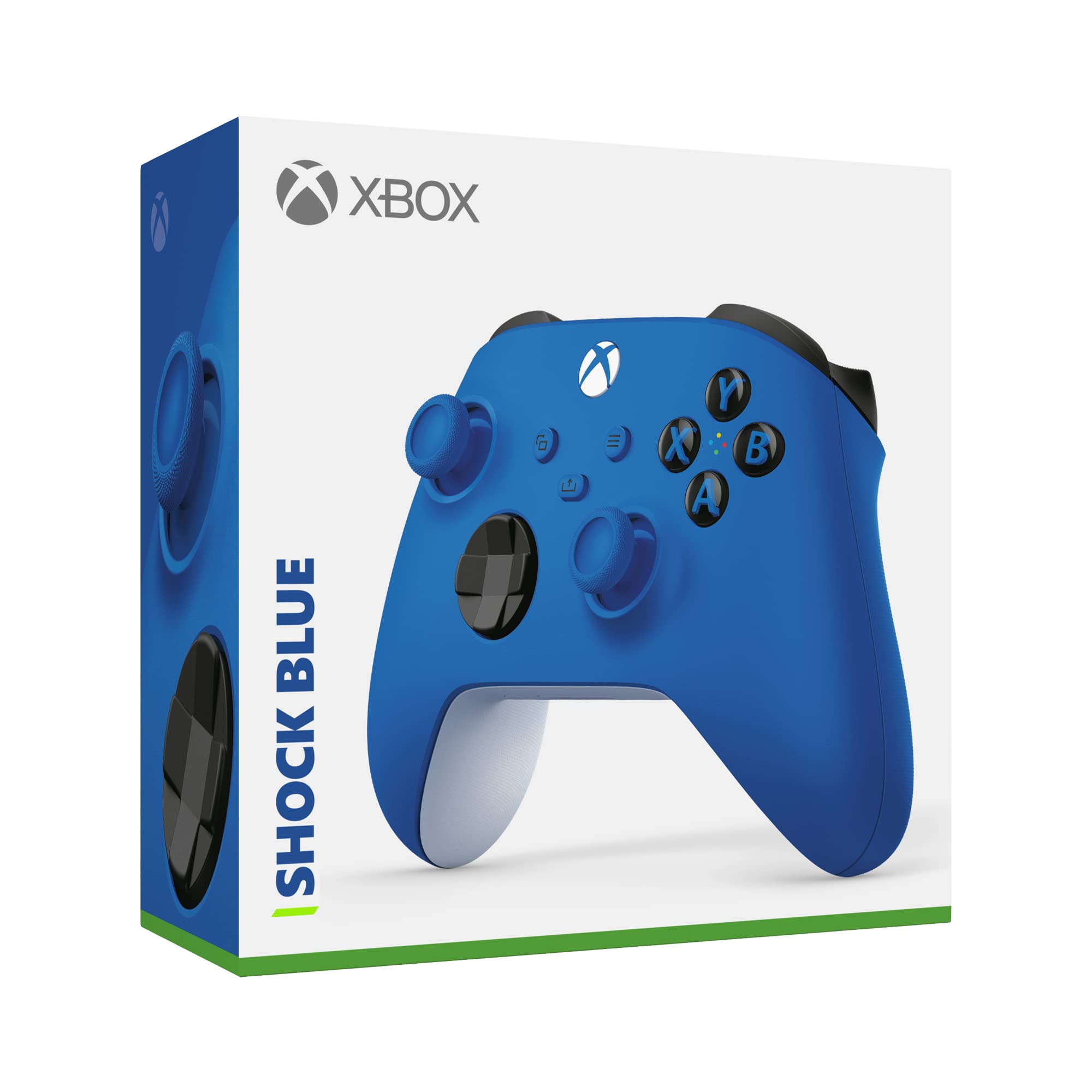 Xbox Wireless Controller – Shock Blue for Xbox Series X|S, Xbox One, Windows, and Android