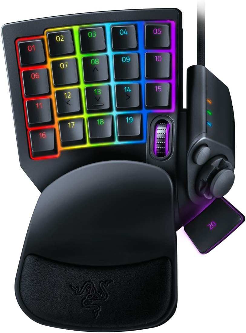 Razer Tartarus Pro Gaming Keypad - 32 Programmable Keys with Analog Optical Switches