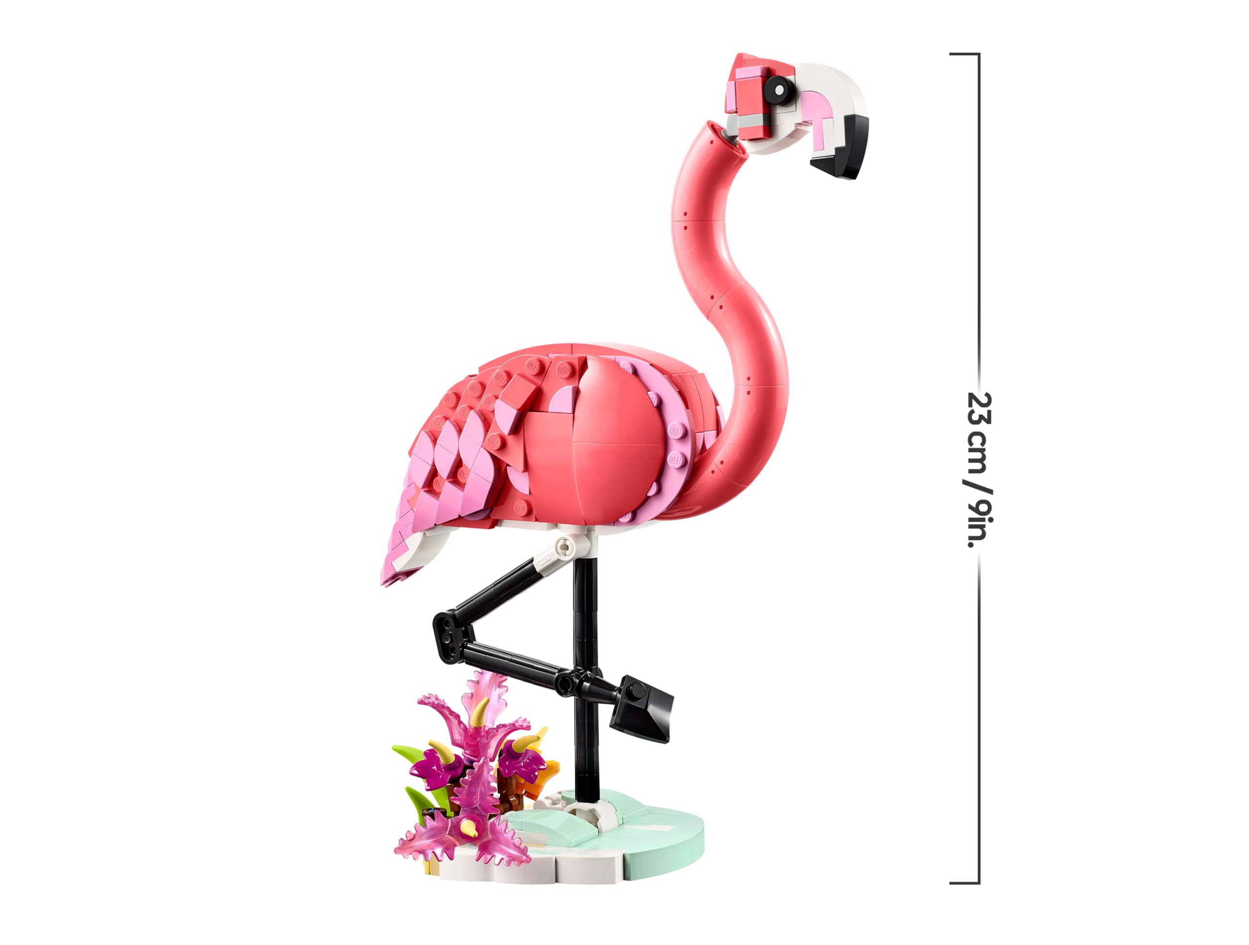 LEGO Creator 3in1 Wild Animals: Pink Flamingo Building Set - 3 Animal Models for Ages 8+ 9