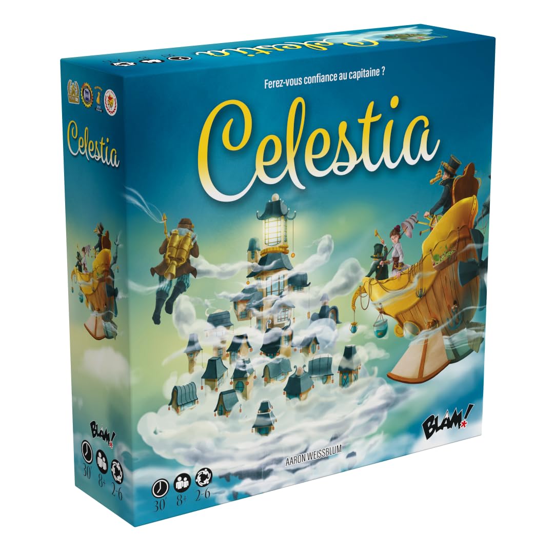 Blackrock Editions Celestia Card Game for 2-6 Players, Ages 8+, 30-Minute Play Time (French Version) 7