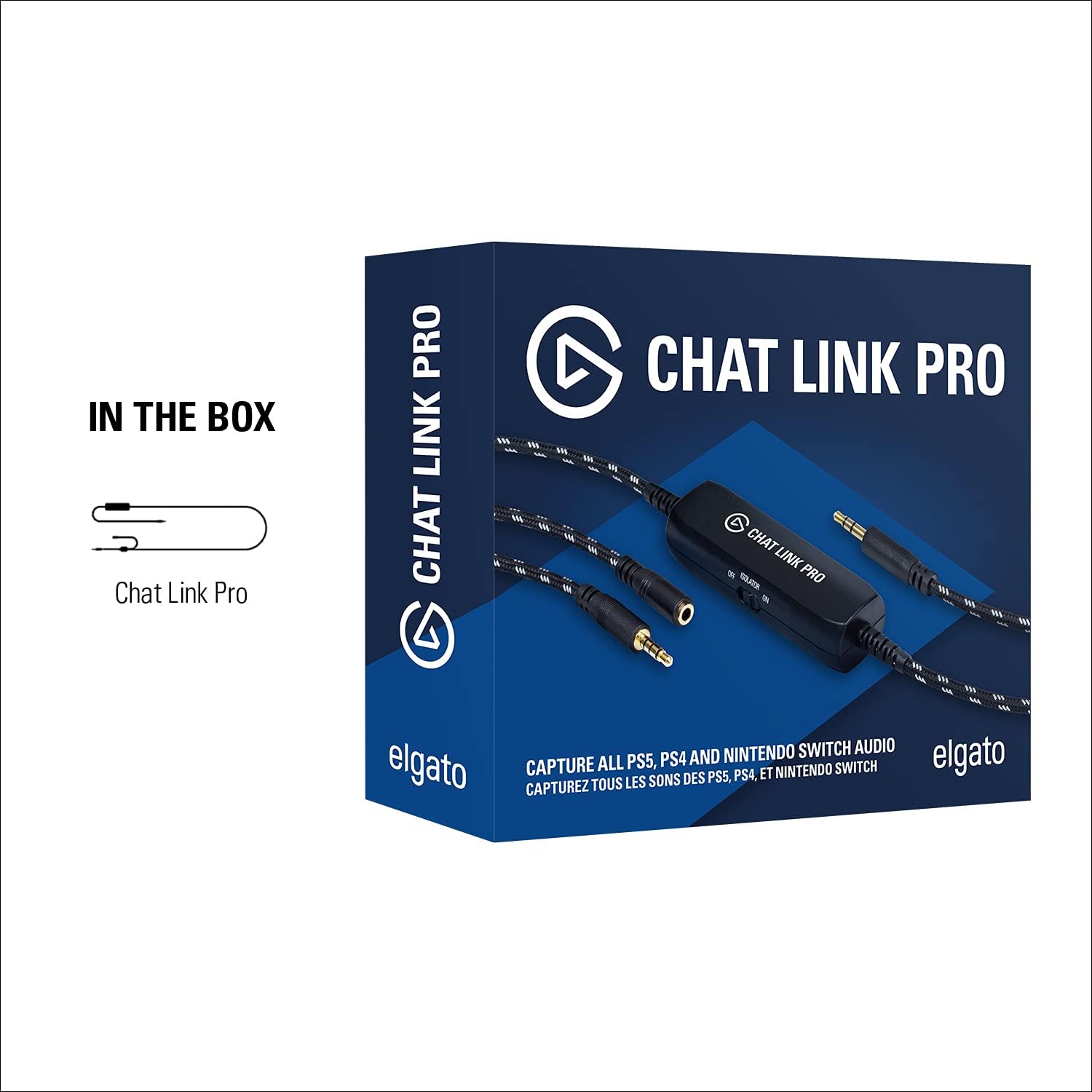 Elgato Chat Link Pro – Audio Adapter for PS5, PS4, Nintendo Switch, Xbox, and PC