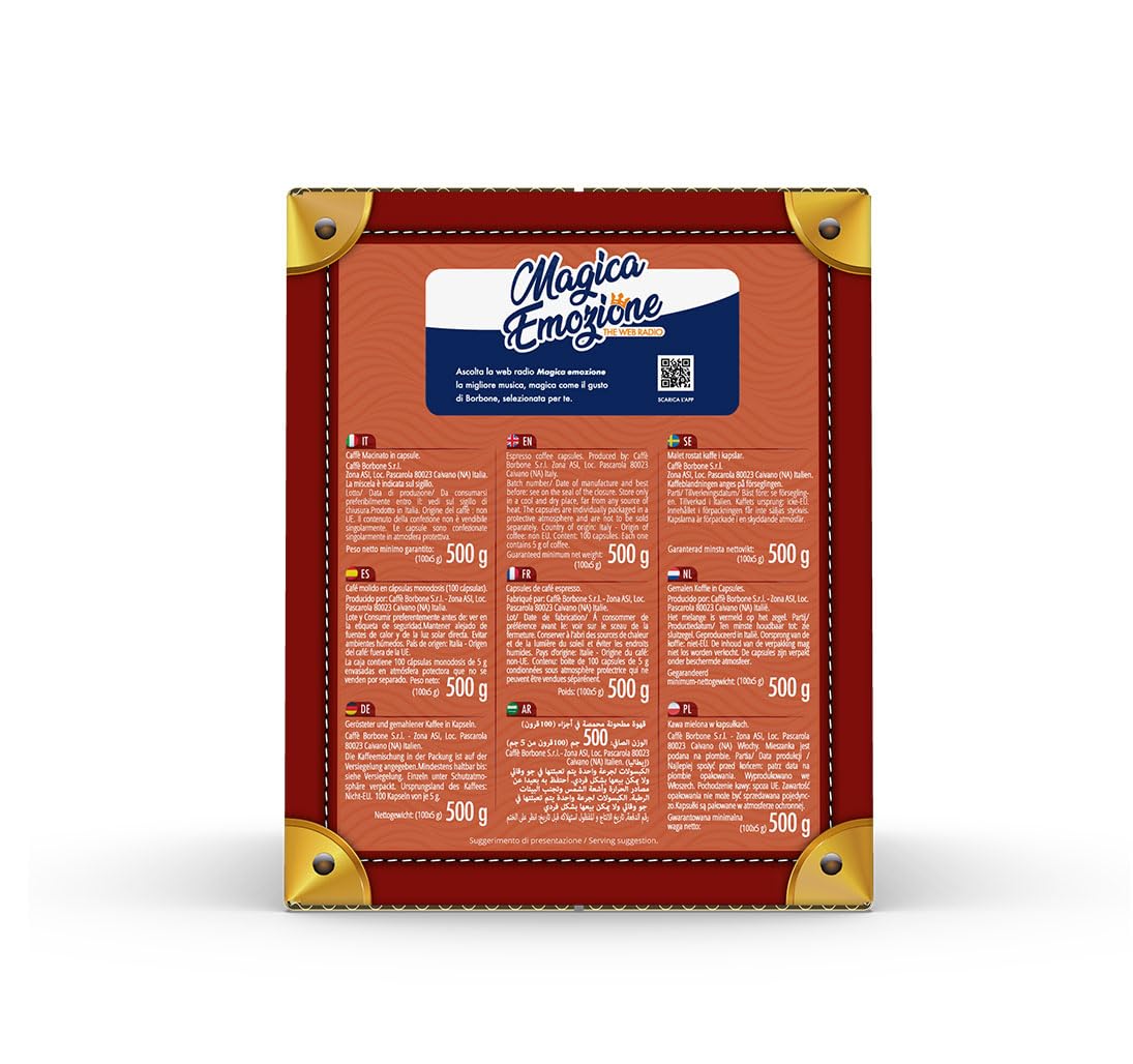 Caffè Borbone Respresso Dek Entkoffeinierte Kaffeemischung - 100 Kapseln 3