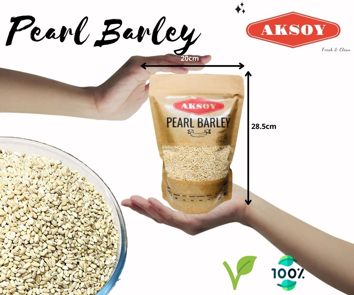 Aksoy Wholefoods Pearl Barley 1.25KG - Whole Grain for Soups, Salads & Pilafs 4
