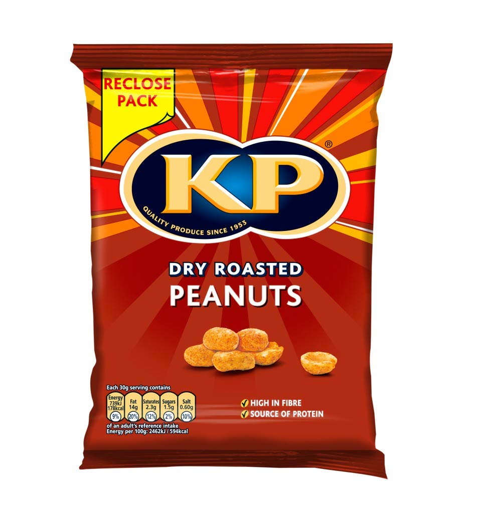 KP Nuts Dry Roasted Flavoured Peanuts, 250g