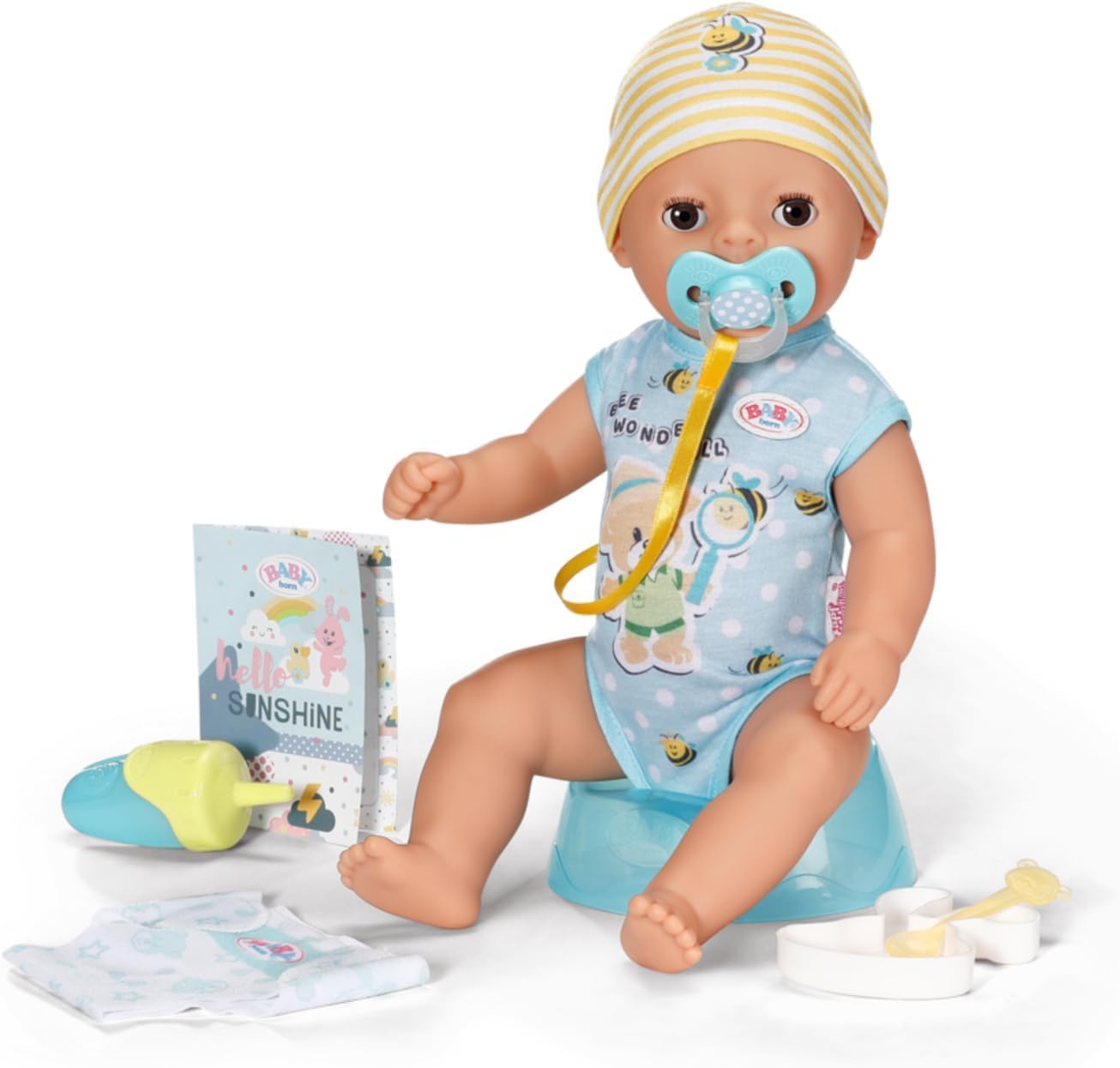 BABY born Little Magic Boy 36 cm - Interactive Baby Doll with 7 Lifelike Functions for Toddlers 7