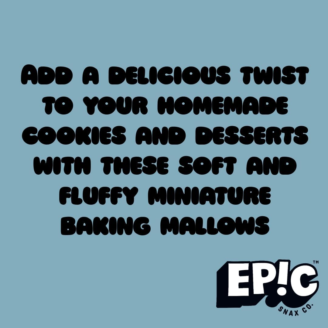 EP!C SNAX CO Mini Chunks Bakin' Marshmallows im amerikanischen Stil, 150 g 4