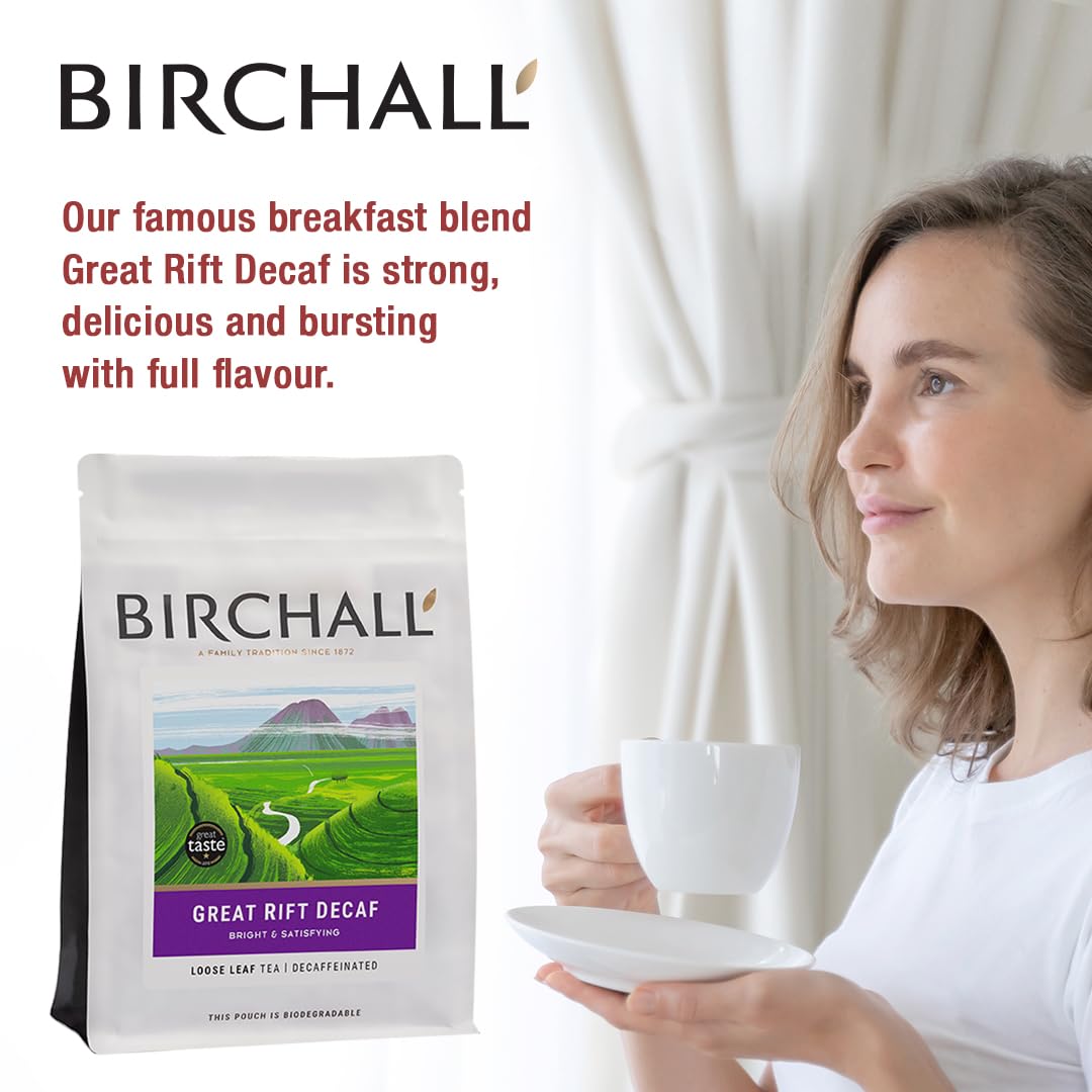 Birchall Great Rift Decaf | Decaffeinated Black Tea | 250g Loose Leaf 3
