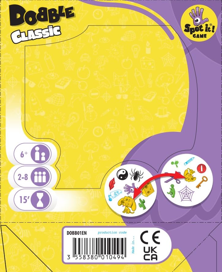 Asmodee Dobble Matching & Pairing Card Game