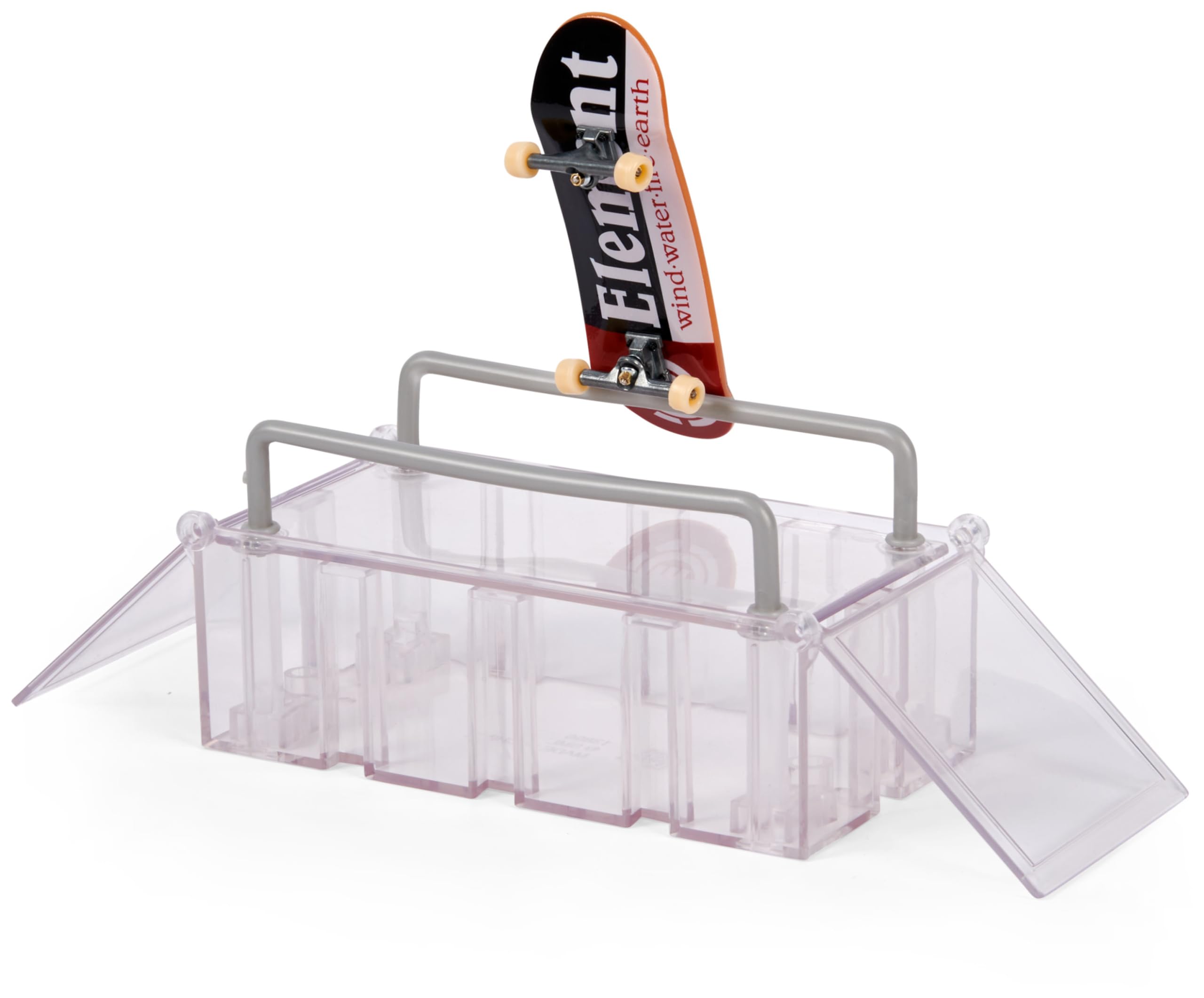 Tech Deck Play and Display Transforming Ramp Set and Carrying Case with Exclusiv 12