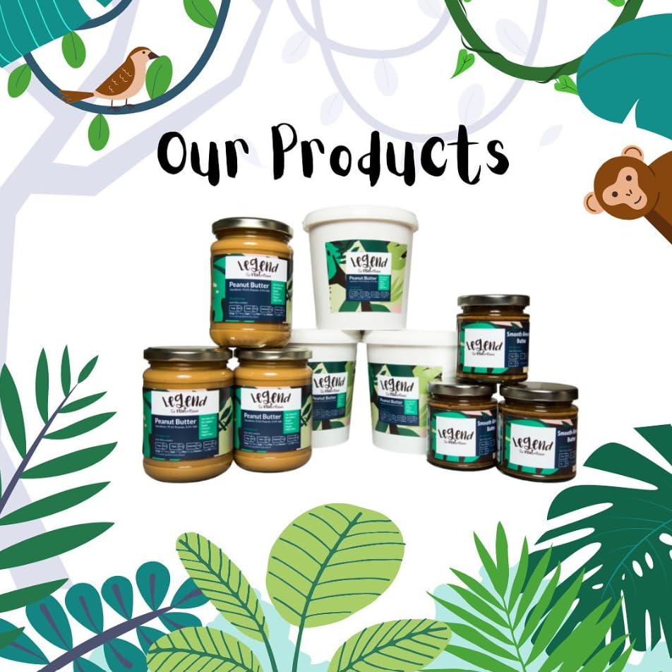 Legend Smooth Almond Butter 1kg – 100 % natürlich, vegan, ohne Zuckerzusatz, reich an Proteinen und Ballaststoffen 11