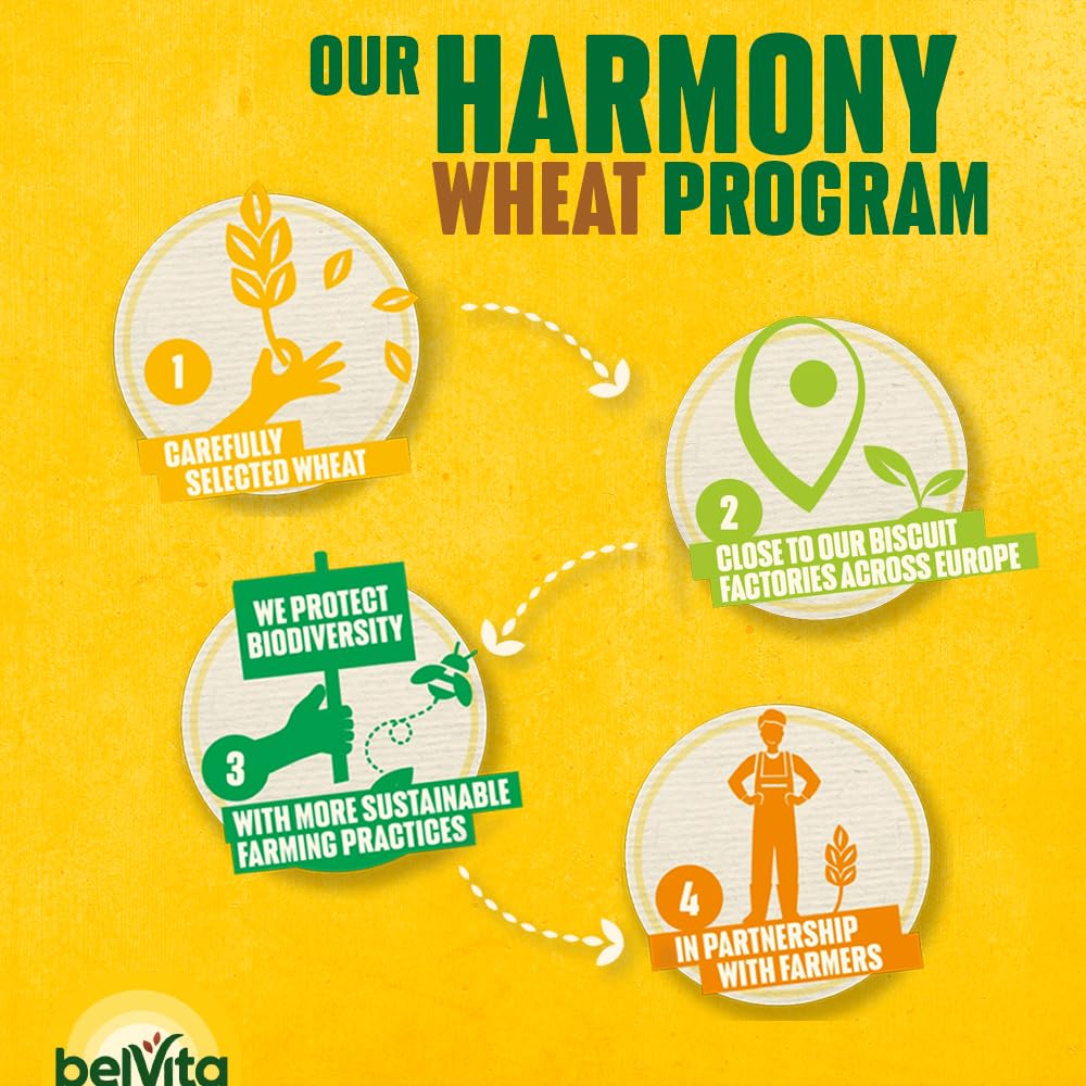 Belvita Duo Crunch Strawberry & Yogurt Breakfast Biscuits, 18 Packs of 2 – Wholegrain Biscuits with Yogurt & Strawberry Filling 5