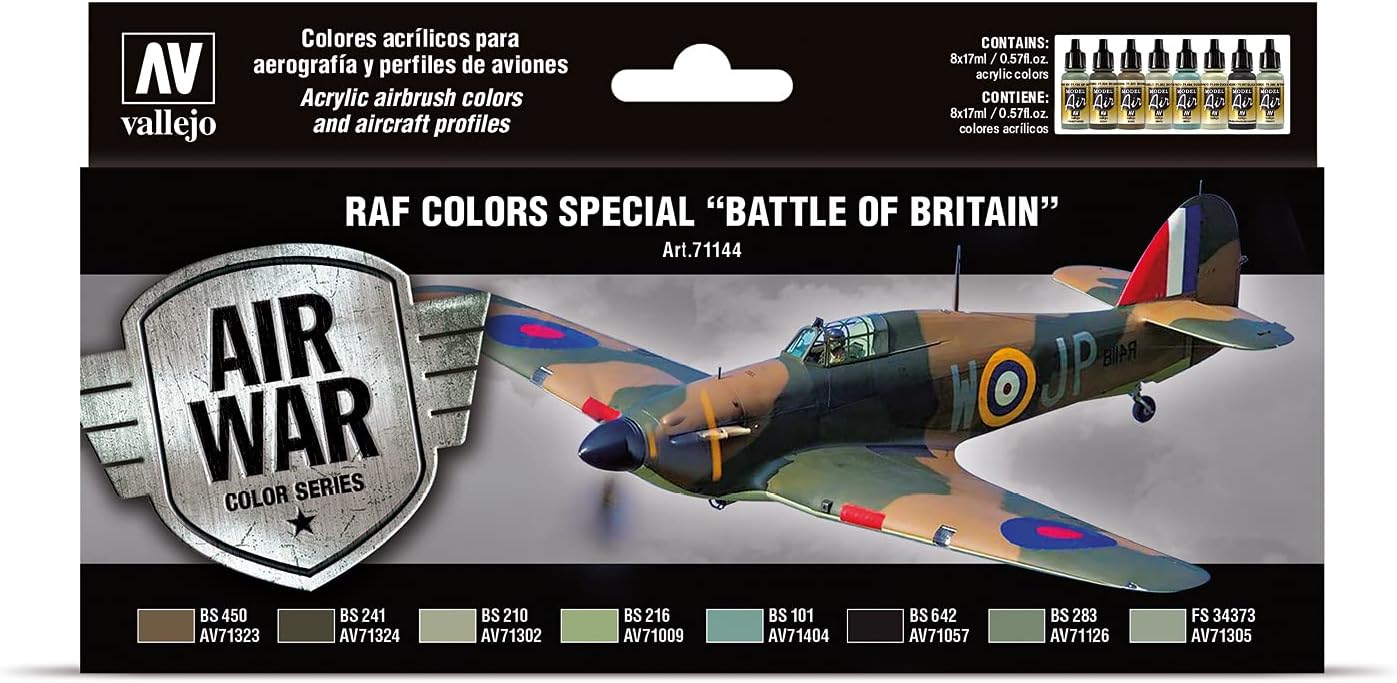 Vallejo RAF & FAA Special Battle of Britain WWII Model Air Colouring Kit