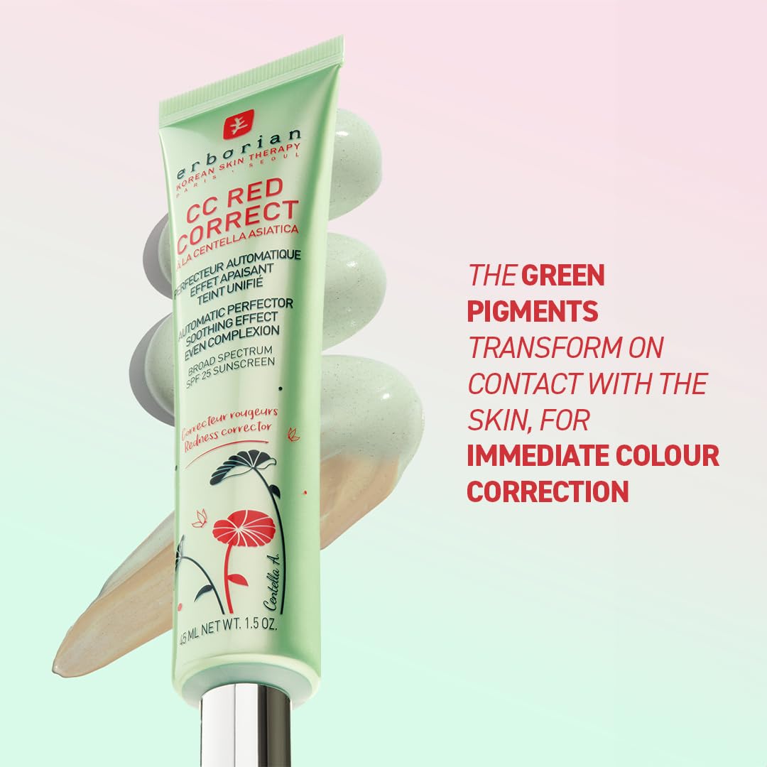 Erborian CC Red Correct with Centella Asiatica - Colour Correcting Cream (20 g) 4