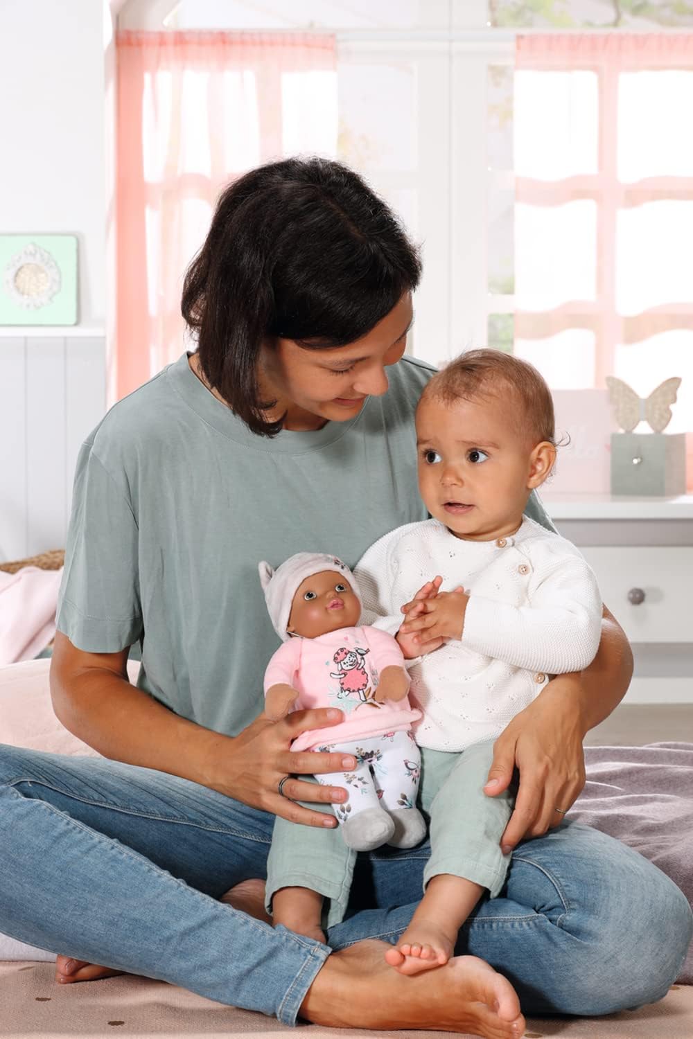 Baby Annabell Sweetie For Babies 706435 - 30cm Doll with Soft Fabric Body & Rattle 5