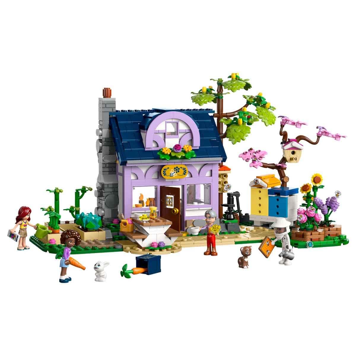 LEGO Friends Beekeepers’ House and Flower Garden Playset - 1161-Piece Building Set with 4 Mini Dolls, Cat and Rabbit Figures for Ages 12+ 2
