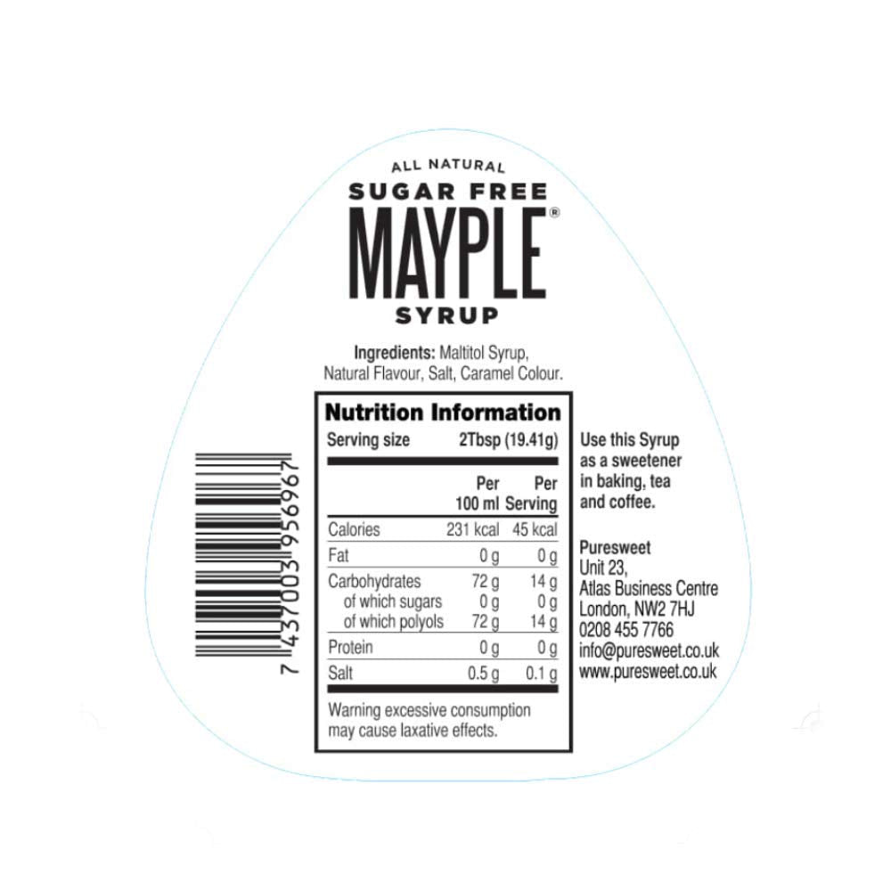 Mayple Syrup von Puresweet 355 ml – Zuckerfreie natürliche Ahornsirup-Alternative 3