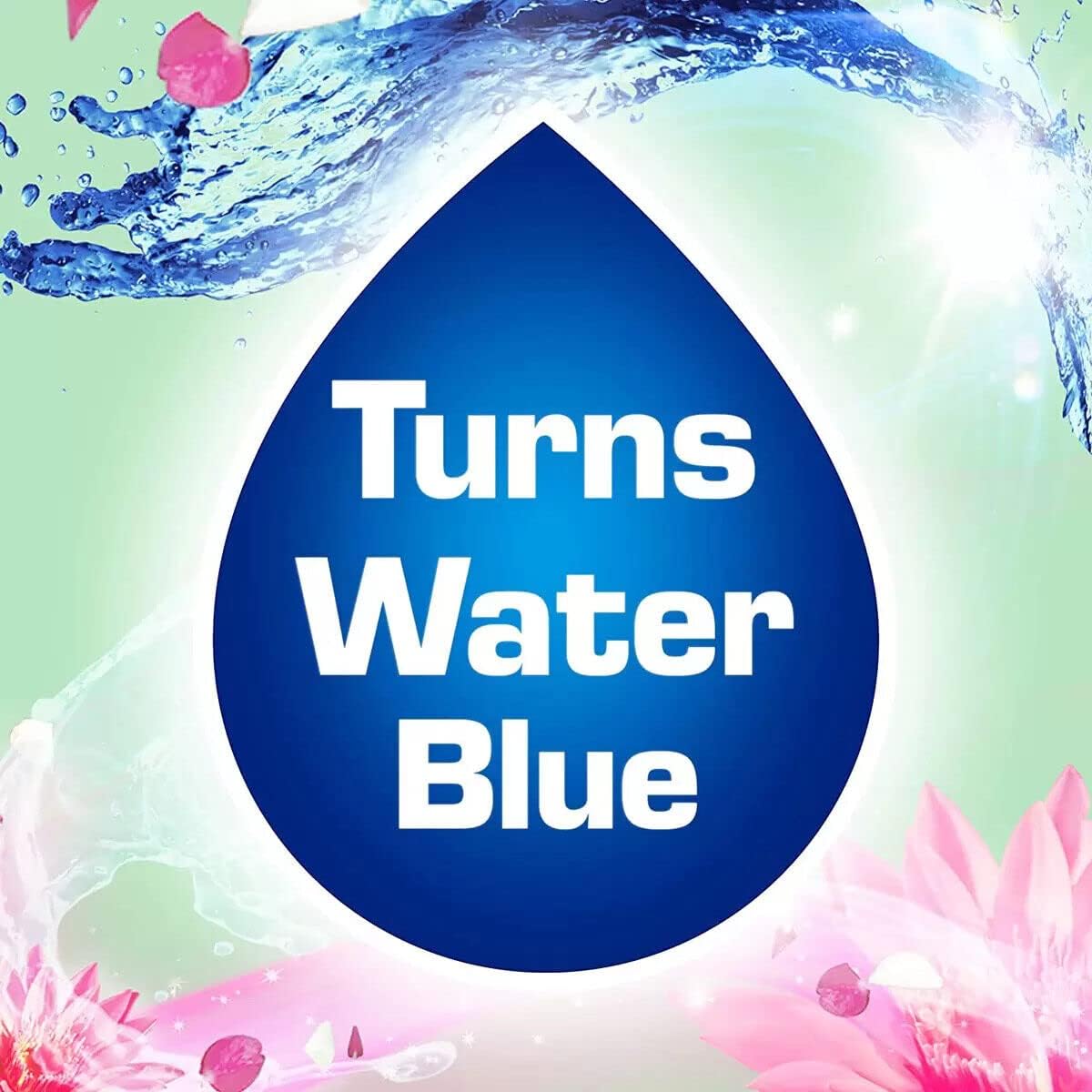 Bloo Colour Active Flower Randblock, 150 g – Toilettenreinigung mit frischem Duft &amp; Anti-Kalk