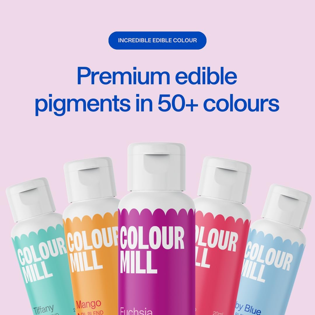 Colour Mill Oil Blend Food Colouring - Chocolate | Oil-Based, High Concentration, 20 ml 7