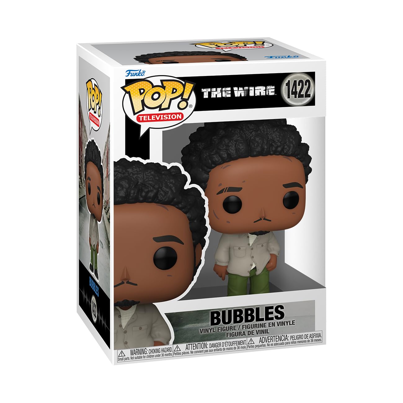 Funko Pop! TV: The Wire - Bubbles Vinyl Figure (65761)
