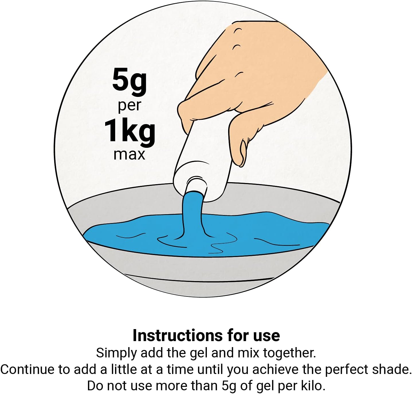 Colour Splash - Lebensmittelfarbe Gel Tube essbar hochkonzentriert 4