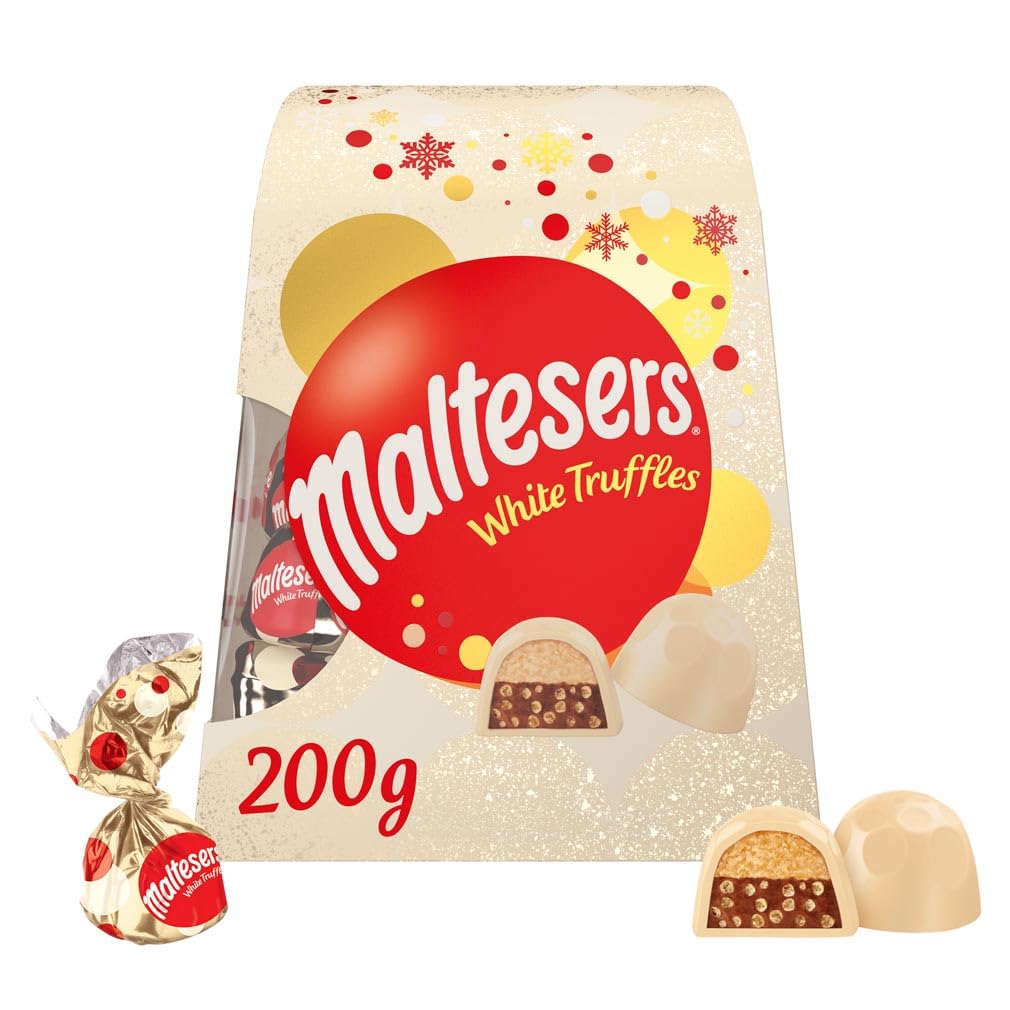 Maltesers White Chocolate Truffles Gift Box, 200g