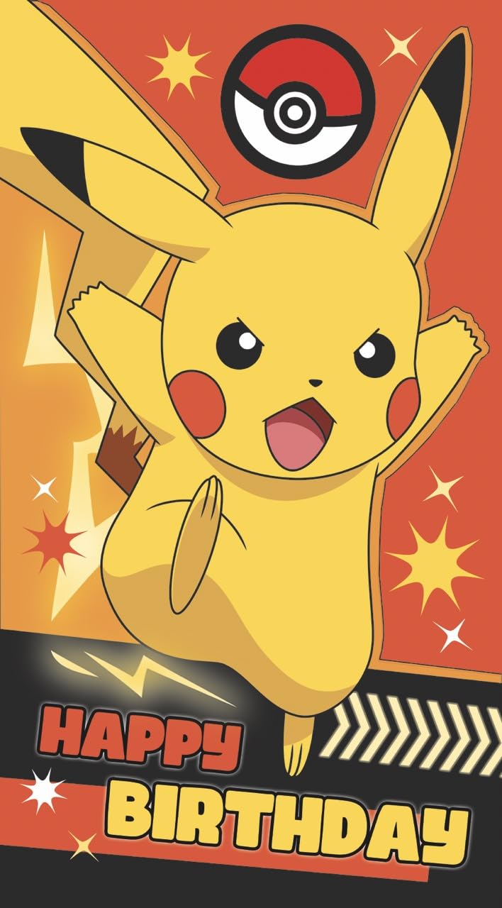 Danilo Promotions LTD Pokemon Birthday Card | Standard Size | Funny Design | PK076 1