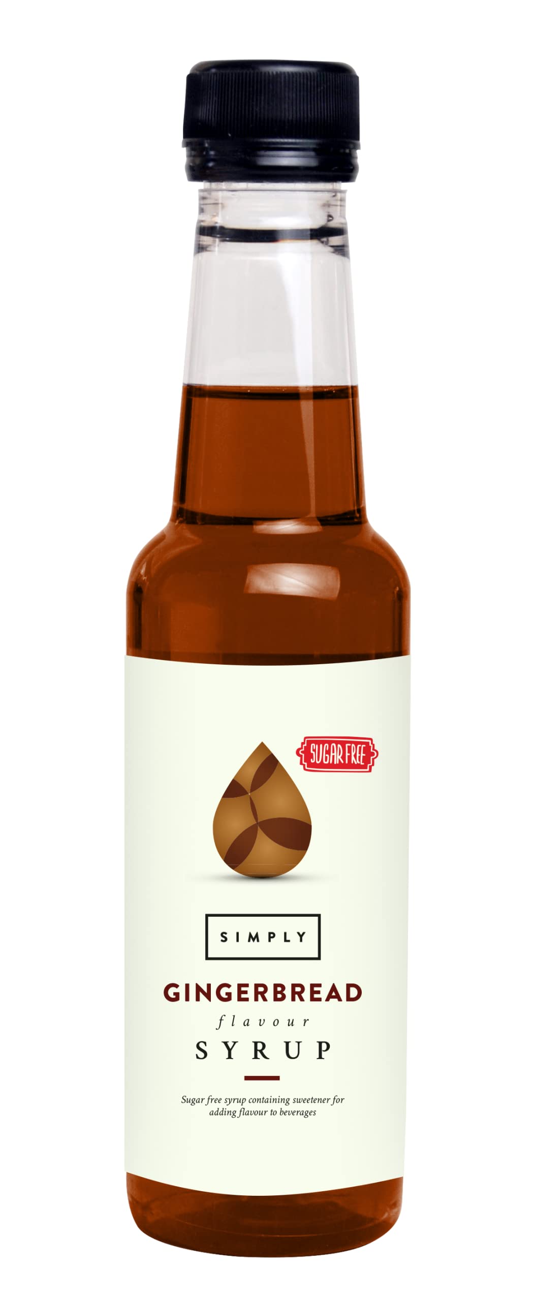 Simply Sugar Free Gingerbread Syrup - Low Calorie, Vegan & Nut Free Flavouring