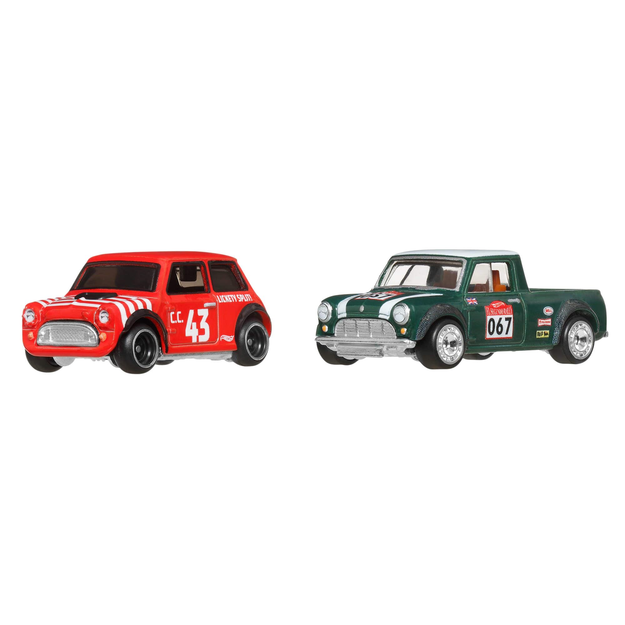 Hot Wheels Premium Morris Mini & '67 Austin Mini Pickup 2-Pack - 1:64 Scale Die-Cast Vehicles 8
